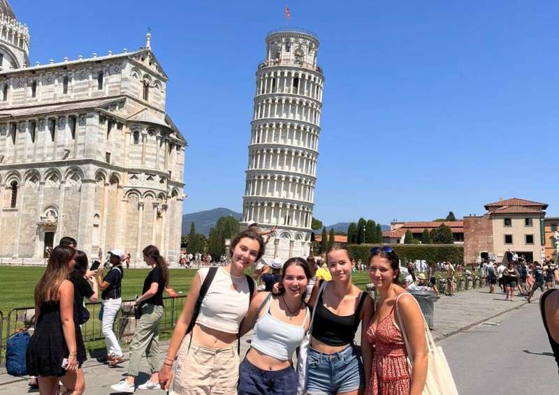 Students in Pisa