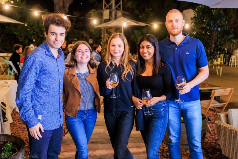 Students in the end of semester event