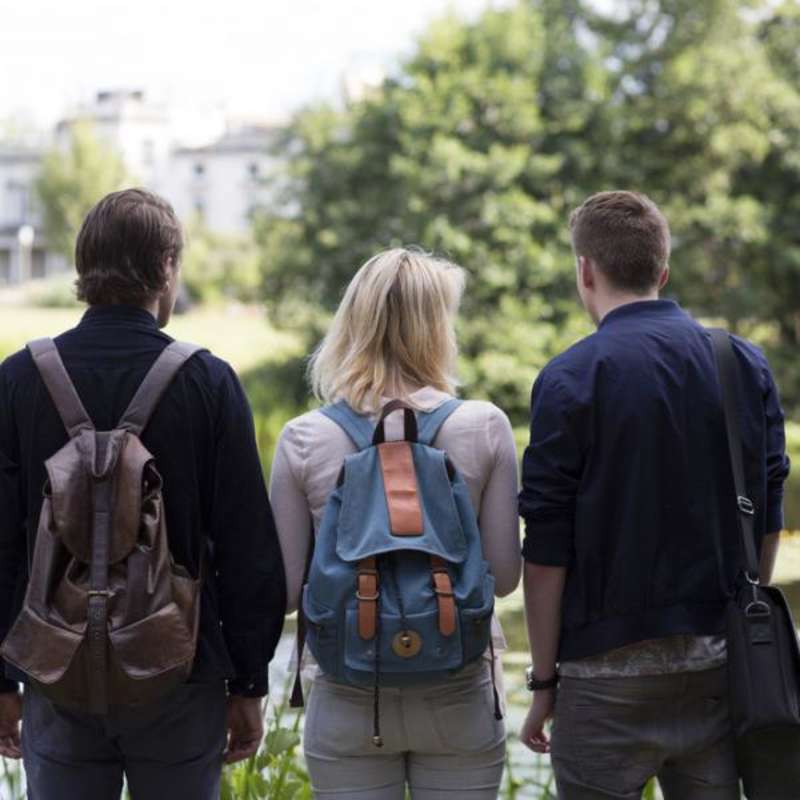 Students on Campus