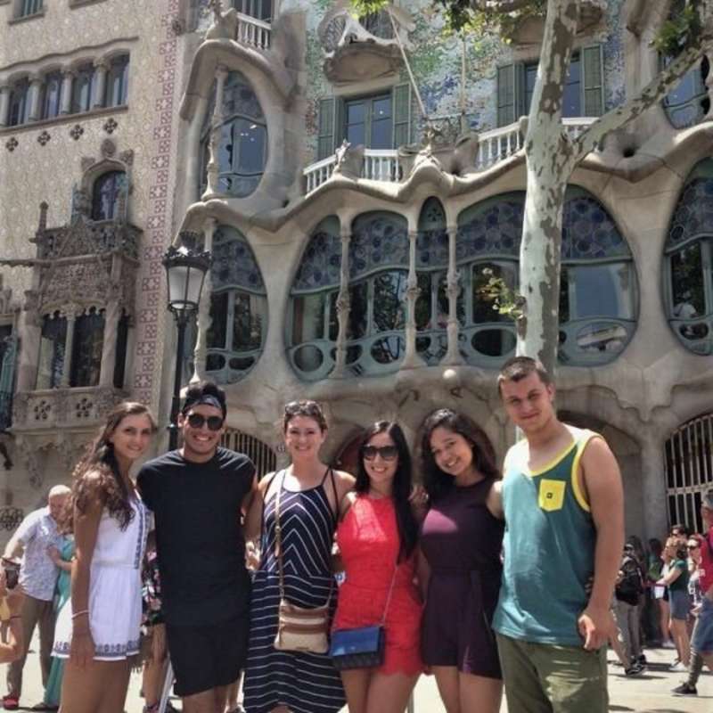 Students in Barcelona
