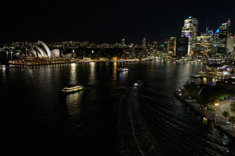 Sydney at night