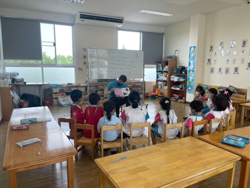 Teaching Kindergarten Students 