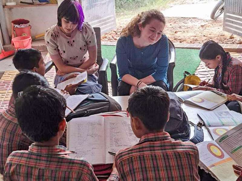 teching english in india