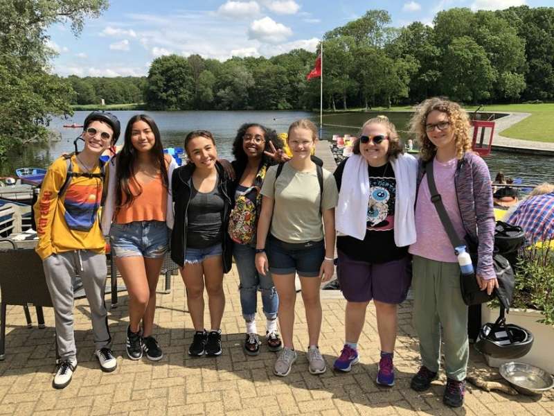 Teens on program in Amsterdam
