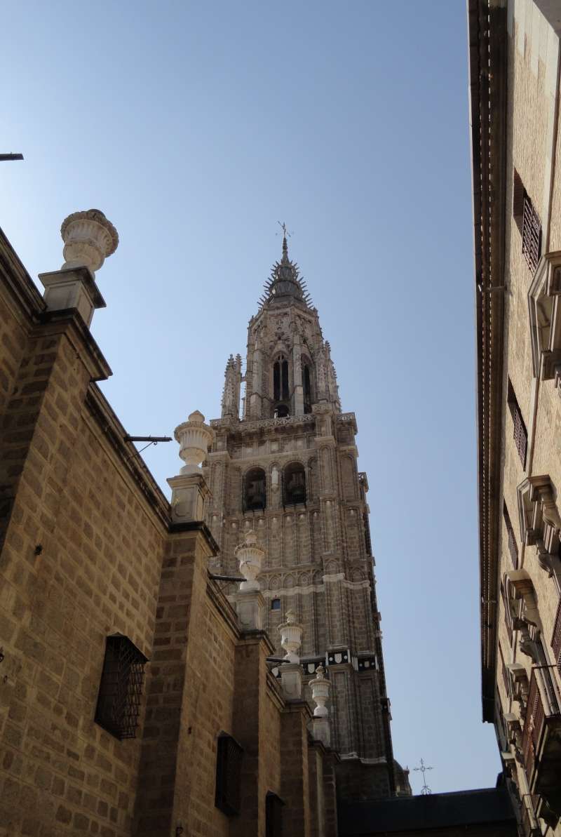 The city of Madrid during the day