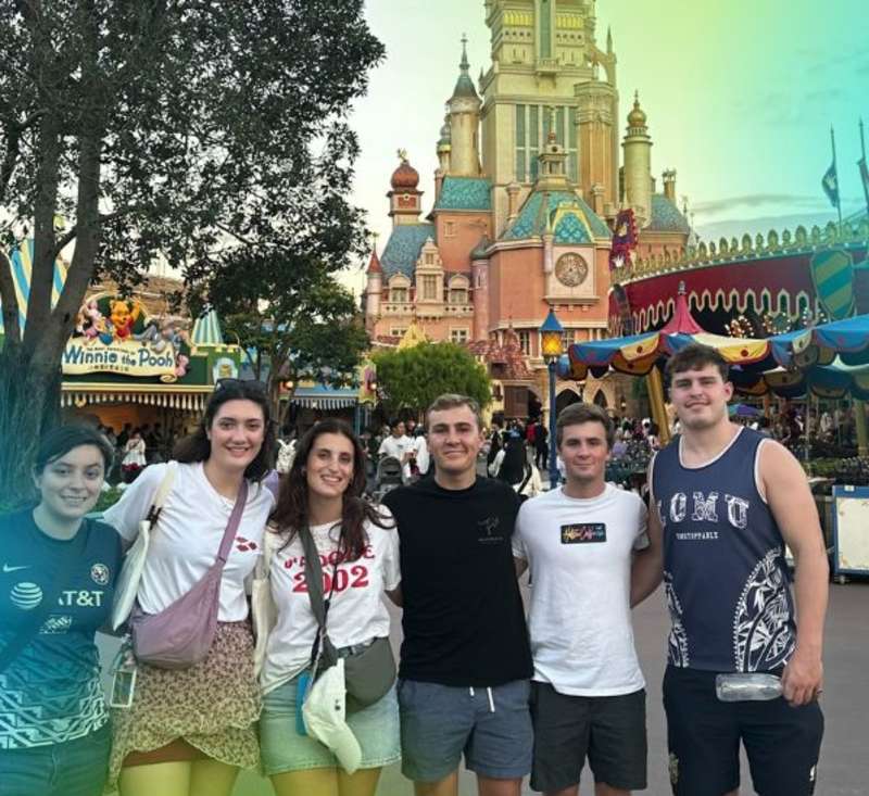 The Intern Group interns in Disneyland, Hong Kong