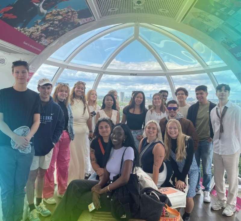 The Intern Group interns on the London Eye