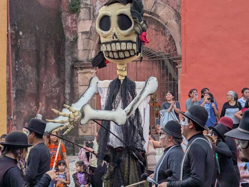 Traditional Day of the Dead Parade in Cuernavaca, Mexico