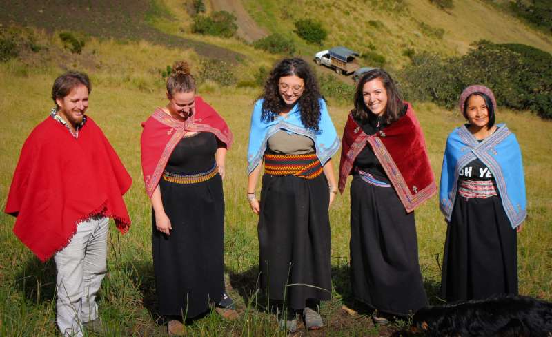 Traditional Indigenous Clothing Andes
