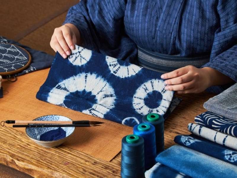 Traditional Japanese dyeing