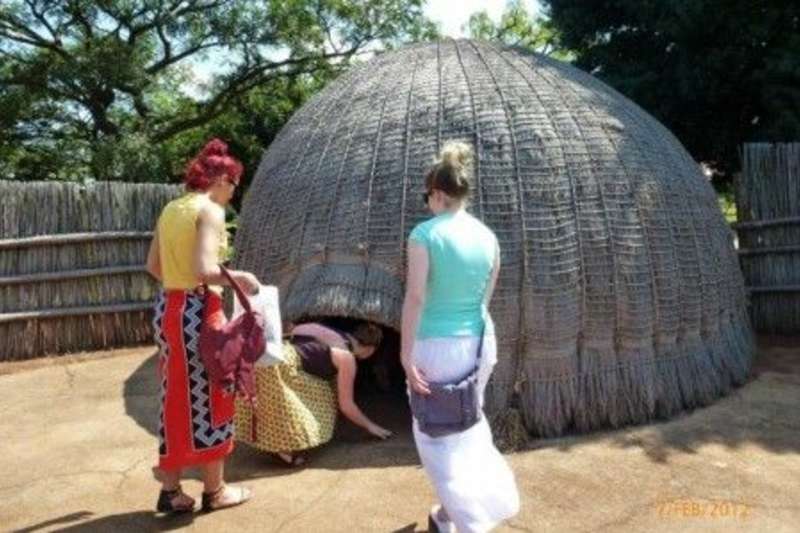 Traditional huts in Swaziland