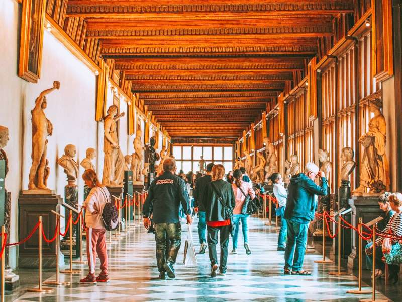 Uffizi Museum in Florence, Italy