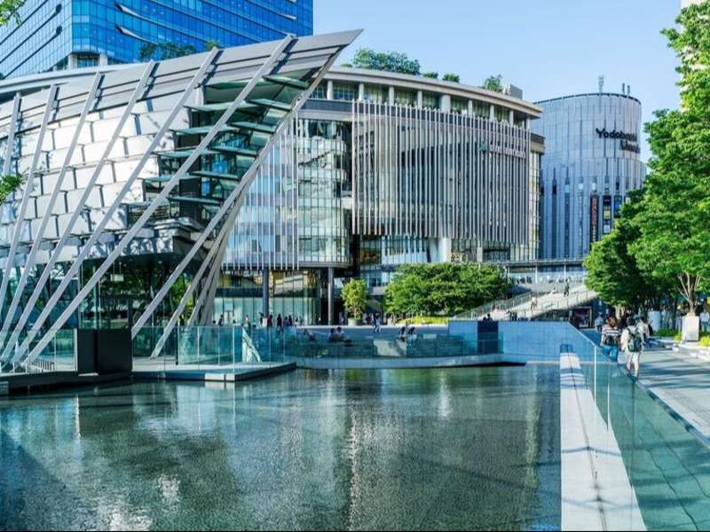 Urban building in Osaka