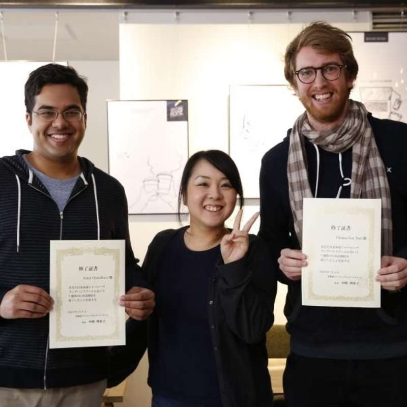 Graduation at Hokkaido Japanese Language School