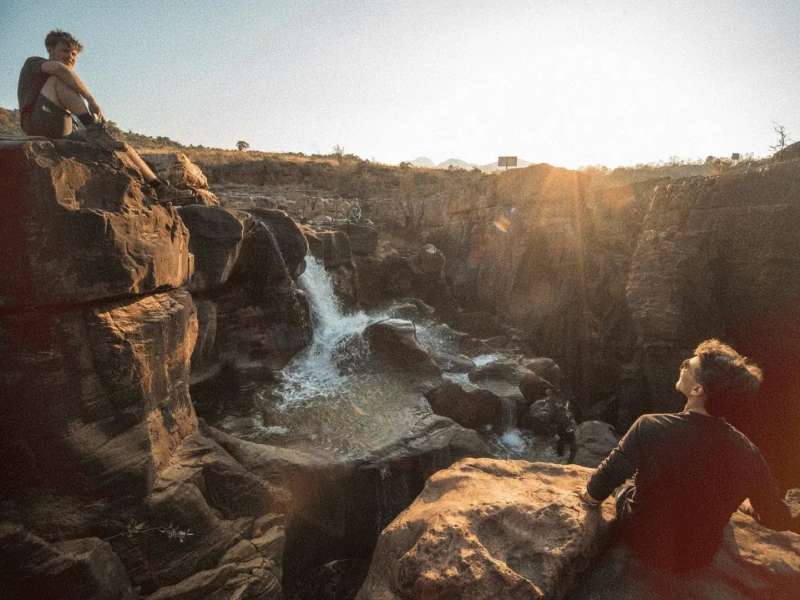 Venturers at Waterfall