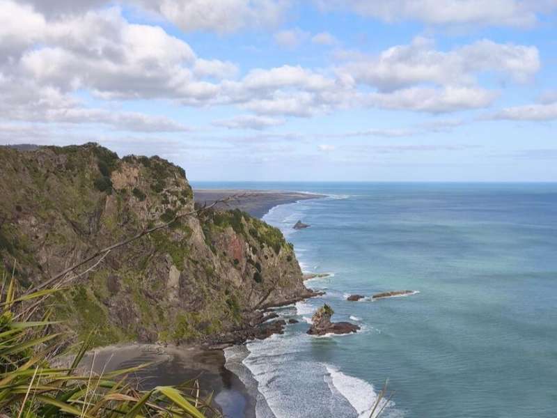 View of Auckland from the coast
