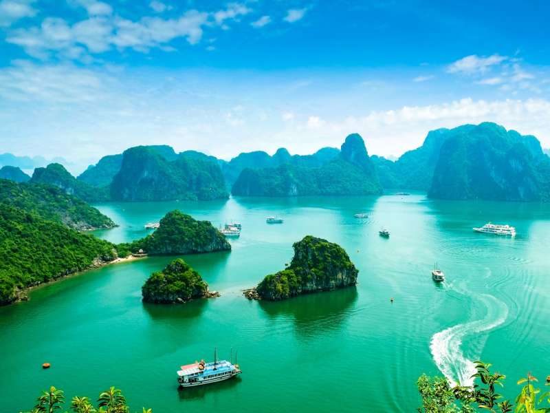 View of Ha Long Bay, Vietnam