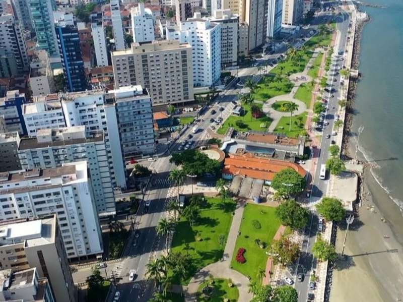 View of Sao Paulo from the coast