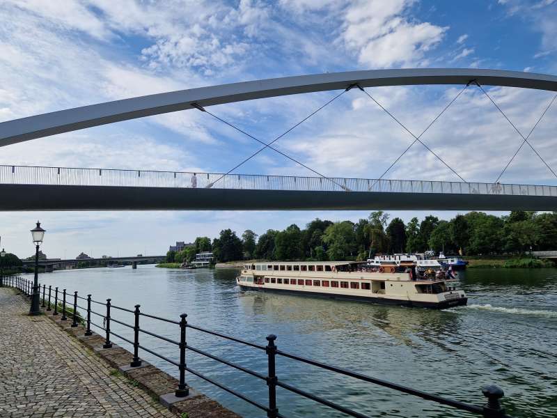 View of the Meuse river in Maastricht