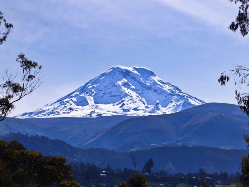 View of Volcano Chimborazo
