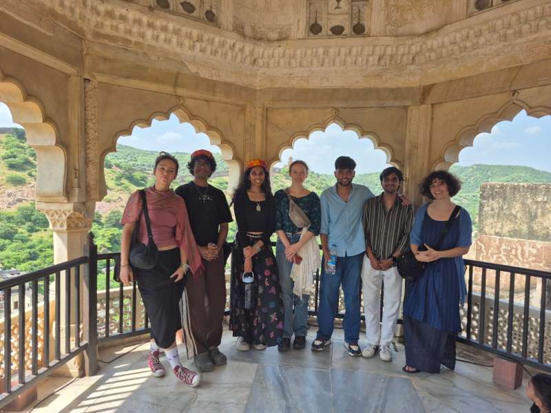 Visiting Students at Agra during their free time
