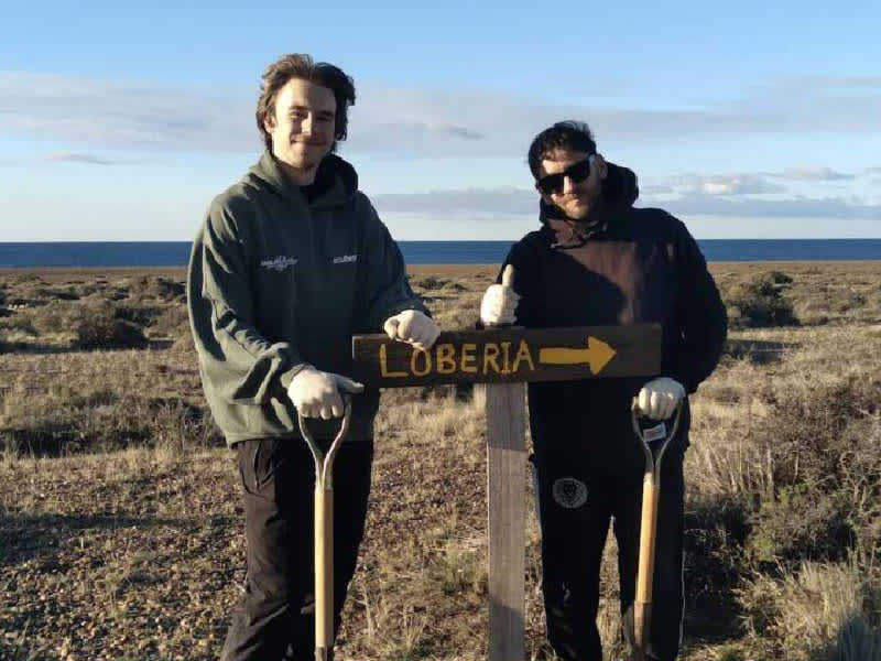 volunteer in the whale and puma conservation project in Argentine Patagonia.