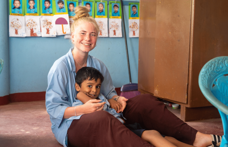 Volunteer Intern with a Sri Lankan Student