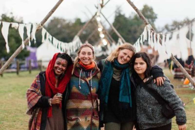Volunteers at tree festival