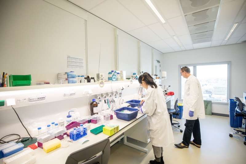 VU Students researching in a lab