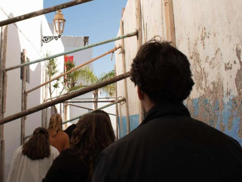 Walking through Old Medina in Rabat.