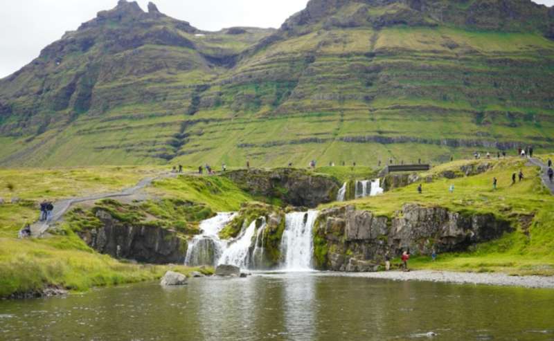 waterfall-hills-iceland