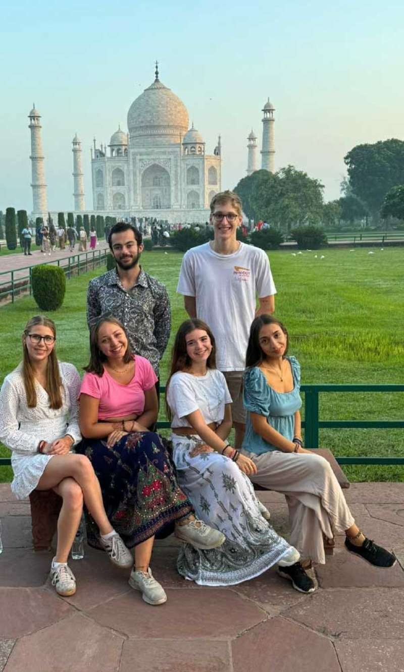Weekend adventure to the iconic Taj Mahal. Interns explore India’s most famous landmark together.