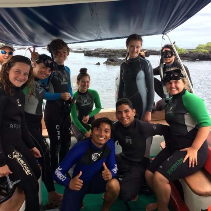 Snorkel, Wild life, Galapagos, Teen Adventure
