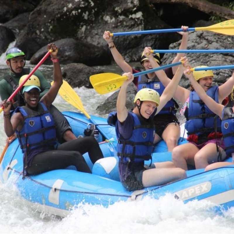 White water rafting excursion in Costa Rica