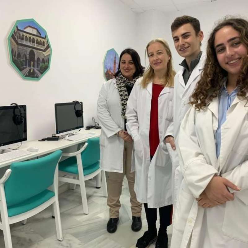 Healthcare interns in Seville, Spain