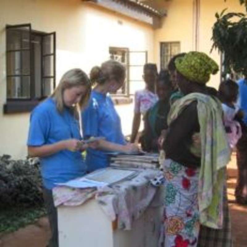 Women volunteers in Zimbabwe