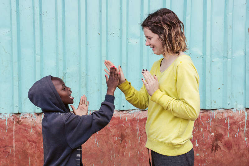Working with Children in Nairobi, Kenya