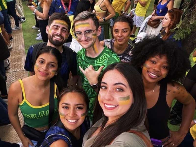 World Cup watch party in Sao Paulo