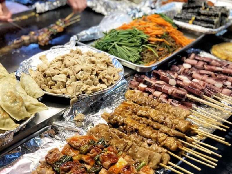 Yummy street food in Seoul